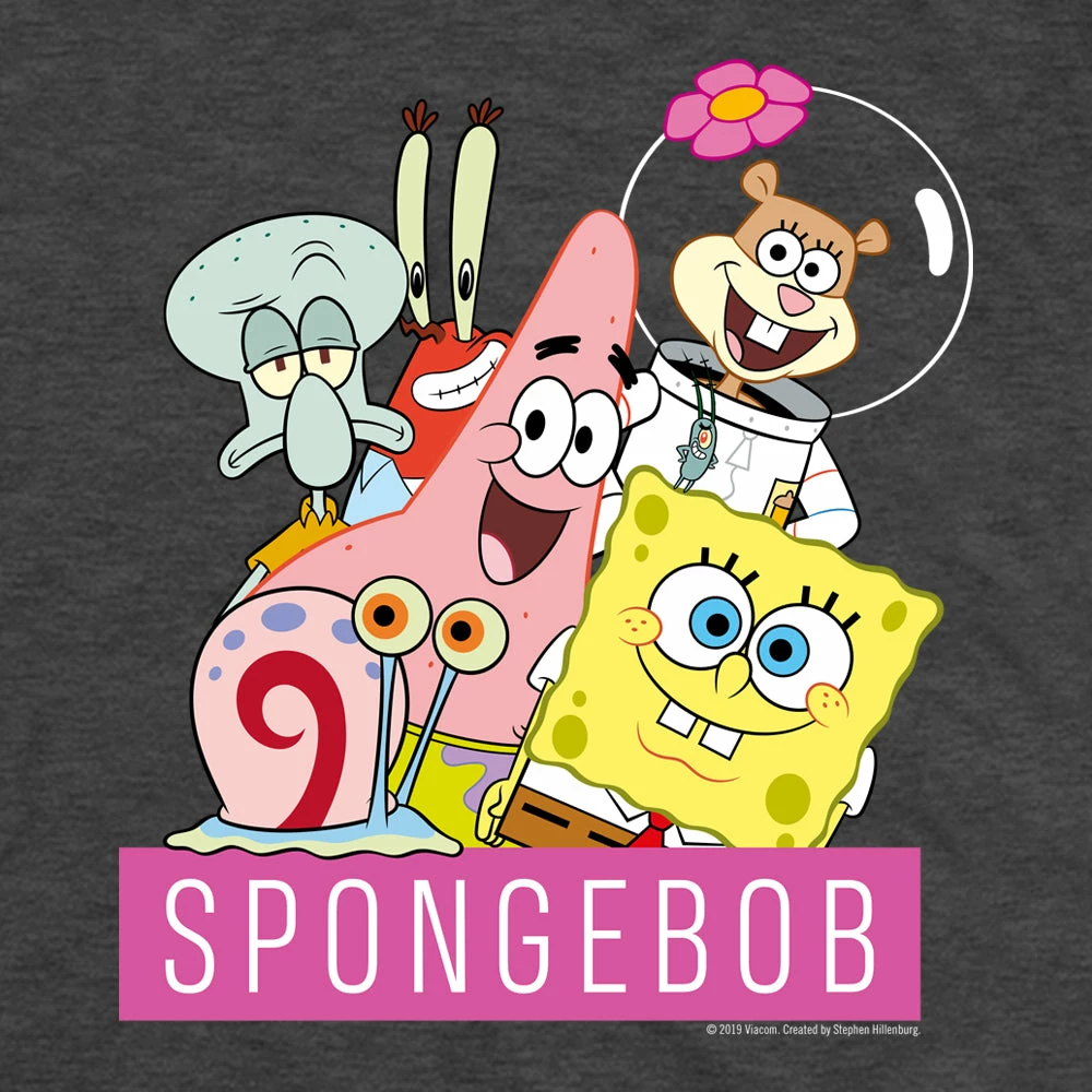Monster Digital SpongeBob SquarePants Group Shot Short Sleeve T-Shirt Clothing 2 Monster Digital SpongeBob SquarePants Group Shot Short Sleeve T-Shirt Clothing