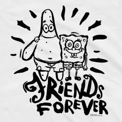 Monster Digital SpongeBob SquarePants Friends Forever Short Sleeve T-Shirt Clothing