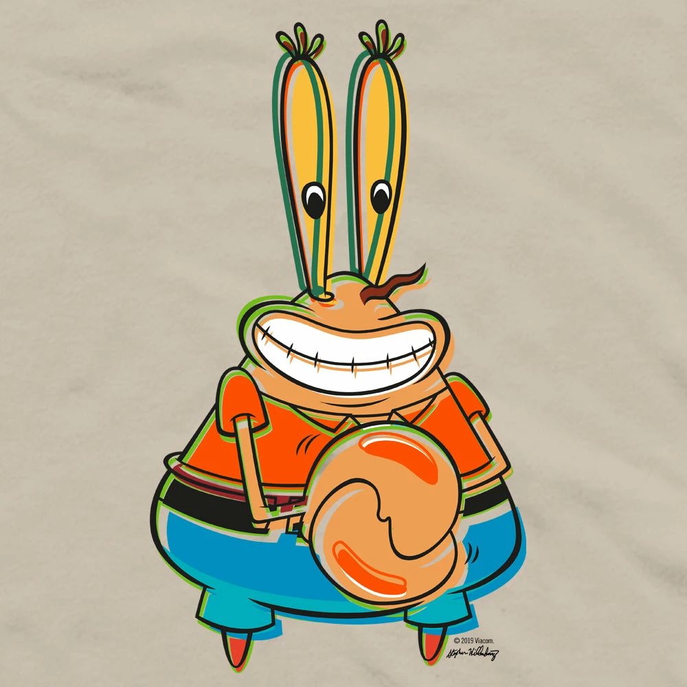Monster Digital Mr. Krabs Greedy Short Sleeve T-Shirt 2 Monster Digital Mr. Krabs Greedy Short Sleeve T-Shirt