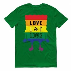 Dtg2go Clothing SpongeBob SquarePants Love Is Love Short Sleeve T-Shirt