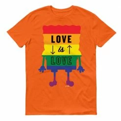 Dtg2go Clothing SpongeBob SquarePants Love Is Love Short Sleeve T-Shirt