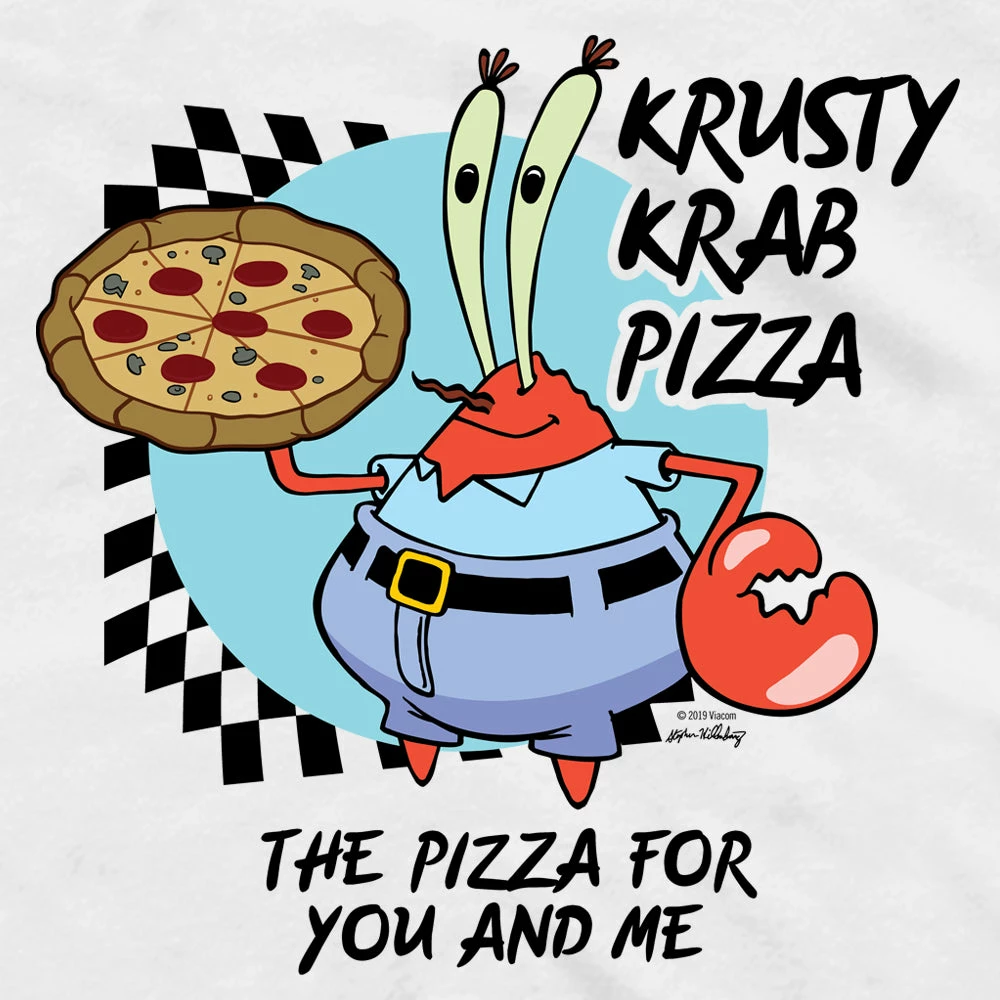 Monster Digital The Krusty Krab Pizza Short Sleeve T-Shirt 2 Monster Digital The Krusty Krab Pizza Short Sleeve T-Shirt