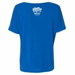 Dtg2go Clothing SpongeBob SquarePants Britto Rainbow Women's Relaxed V-Neck T-Shirt