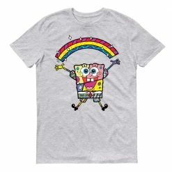 Monster Digital Clothing SpongeBob SquarePants Britto Rainbow Adult Short Sleeve T-Shirt 13 Monster Digital Clothing SpongeBob SquarePants Britto Rainbow Adult Short Sleeve T-Shirt
