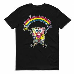 Monster Digital Clothing SpongeBob SquarePants Britto Rainbow Adult Short Sleeve T-Shirt 12 Monster Digital Clothing SpongeBob SquarePants Britto Rainbow Adult Short Sleeve T-Shirt