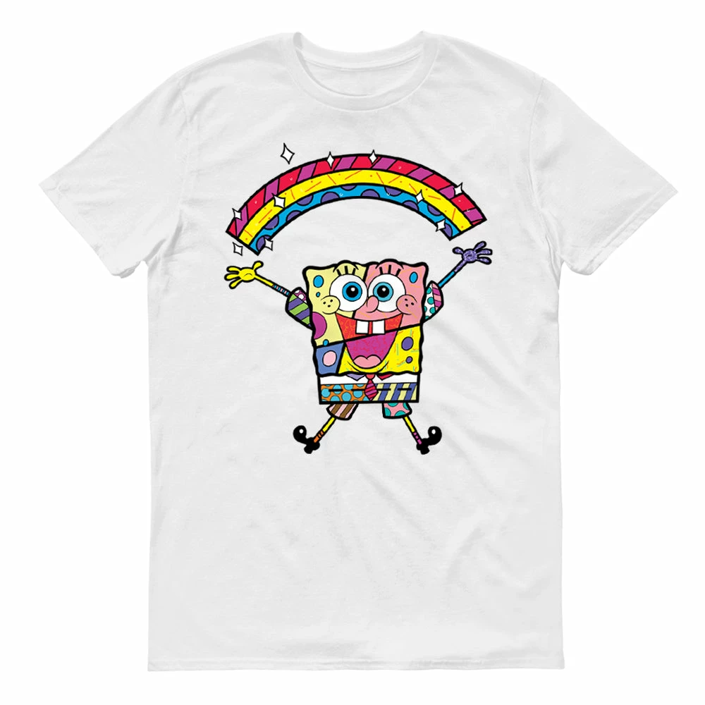 Monster Digital Clothing SpongeBob SquarePants Britto Rainbow Adult Short Sleeve T-Shirt 1 Monster Digital Clothing SpongeBob SquarePants Britto Rainbow Adult Short Sleeve T-Shirt