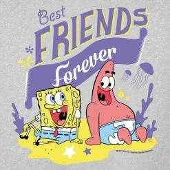 Monster Digital Clothing SpongeBob SquarePants Best Friends Kids Short Sleeve T-Shirt