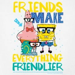 Monster Digital Clothing SpongeBob SquarePants Friendlier Kids Short Sleeve T-Shirt