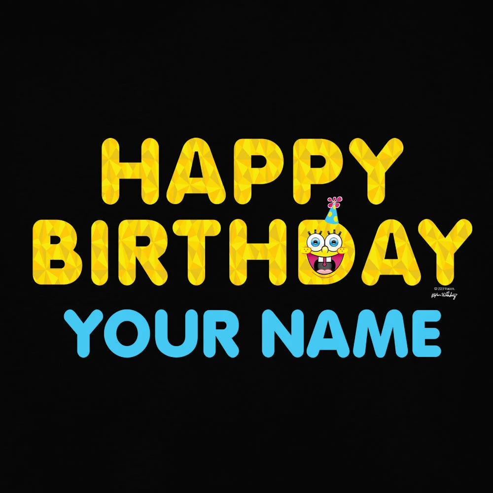 Monster Digital Clothing SpongeBob SquarePants Happy Birthday Emoji Kids Short Sleeve T-Shirt 2 Monster Digital Clothing SpongeBob SquarePants Happy Birthday Emoji Kids Short Sleeve T-Shirt