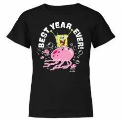 Monster Digital SpongeBob SquarePants Best Year Ever Jellyfish Kids Short Sleeve T-Shirt