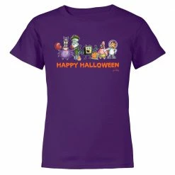 Dtg2go SpongeBob Happy Halloween Kids Short Sleeve T-Shirt Clothing