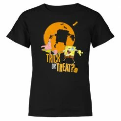 Monster Digital SpongeBob And Patrick Trick-Or-Treat Kids Short Sleeve T-Shirt Clothing