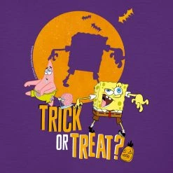 Monster Digital SpongeBob And Patrick Trick-Or-Treat Kids Short Sleeve T-Shirt Clothing