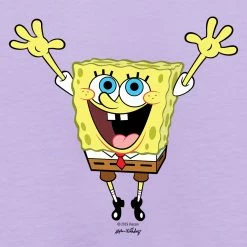 Dtg2go SpongeBob SquarePants Hands In The Air 20th Anniversary Kids Short Sleeve T-Shirt