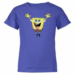 Dtg2go SpongeBob SquarePants Hands In The Air 20th Anniversary Kids Short Sleeve T-Shirt