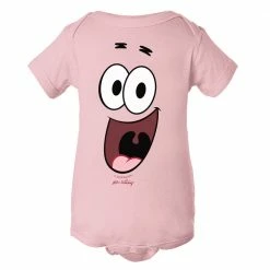 Dtg2go Clothing Patrick Big Face Baby Bodysuit