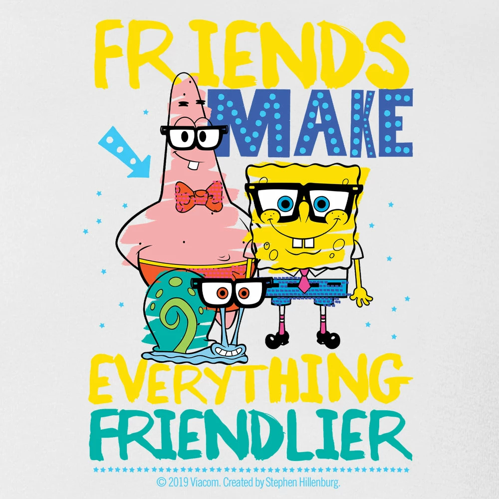 Dtg2go Clothing SpongeBob SquarePants Friendlier Baby Bodysuit 2 Dtg2go Clothing SpongeBob SquarePants Friendlier Baby Bodysuit