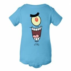 Dtg2go Plankton Big Face Baby Bodysuit Clothing