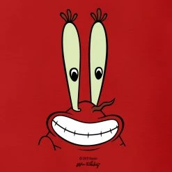 Dtg2go Clothing Mr. Krabs Big Face Baby Bodysuit