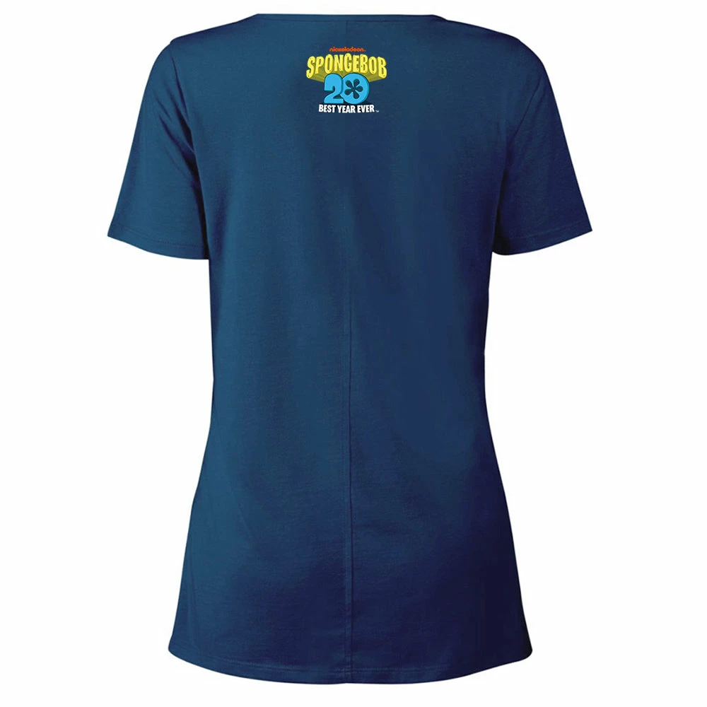 Dtg2go SpongeBob SquarePants Big Name Women's Relaxed Scoop Neck T-Shirt 2 Dtg2go SpongeBob SquarePants Big Name Women's Relaxed Scoop Neck T-Shirt