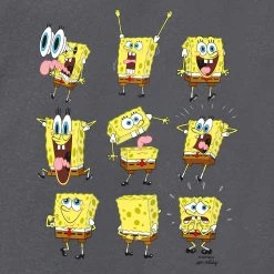 Dtg2go SpongeBob SquarePants Feelin' Moody Women's Relaxed Scoop Neck T-Shirt Clothing