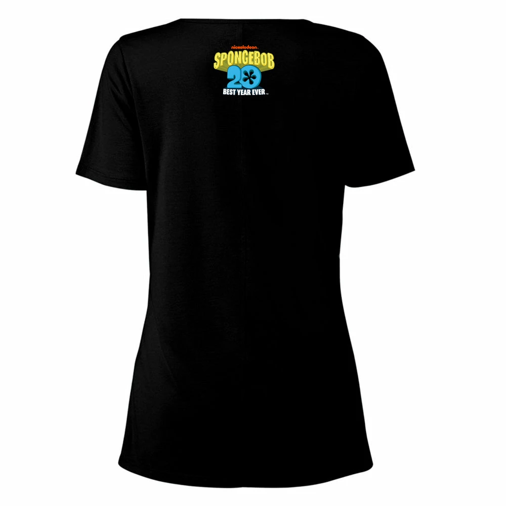 Dtg2go SpongeBob SquarePants Best Year Ever Jellyfish Women's Relaxed Scoop Neck T-Shirt 2 Dtg2go SpongeBob SquarePants Best Year Ever Jellyfish Women's Relaxed Scoop Neck T-Shirt