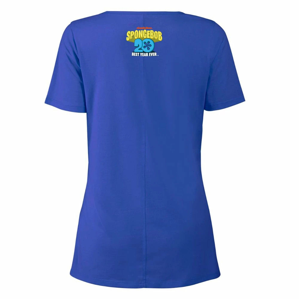 Dtg2go SpongeBob SquarePants Best Year Ever Jellyfish Women's Relaxed Scoop Neck T-Shirt 4 Dtg2go SpongeBob SquarePants Best Year Ever Jellyfish Women's Relaxed Scoop Neck T-Shirt