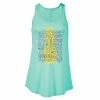 Dtg2go SpongeBob SquarePants Typography Pineapple Women's Flowy Tank Top