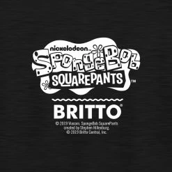 Dtg2go Clothing SpongeBob SquarePants Britto Pineapple Adult Tri-Blend Raglan Hoodie