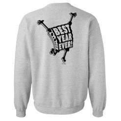 Monster Digital SpongeBob SquarePants Best Year Ever Fleece Crewneck Sweatshirt Clothing