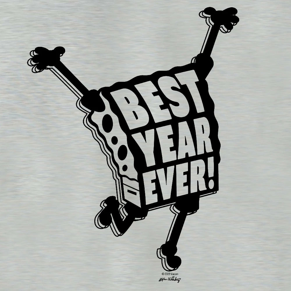 Monster Digital SpongeBob SquarePants Best Year Ever Fleece Crewneck Sweatshirt Clothing 4 Monster Digital SpongeBob SquarePants Best Year Ever Fleece Crewneck Sweatshirt Clothing