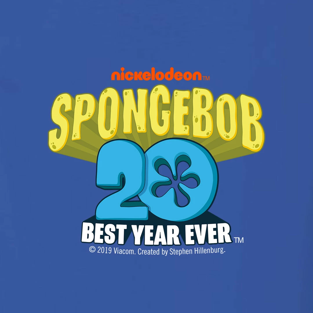 Monster Digital Clothing SpongeBob SquarePants Pocket 20th Anniversary Adult Long Sleeve T-Shirt 4 Monster Digital Clothing SpongeBob SquarePants Pocket 20th Anniversary Adult Long Sleeve T-Shirt