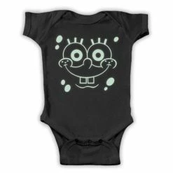 Progift Clothing SpongeBob Glow In The Dark Baby Bodysuit
