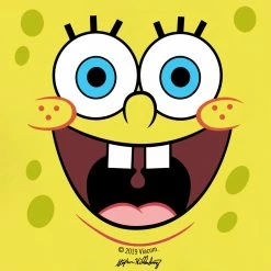 Dtg2go SpongeBob SquarePants Yellow Big Face Infant Short Sleeve T-Shirt Clothing