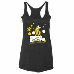 Dtg2go SpongeBob SquarePants Anemone Women's Tri-blend Racerback Tank Top