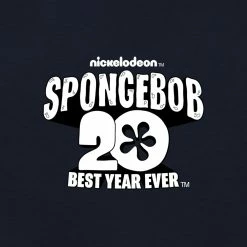 Dtg2go SpongeBob SquarePants Winking 20th Anniversary Adult Short Sleeve T-Shirt