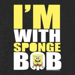 Monster Digital SpongeBob SquarePants I'm With Spongebob Tri-Blend Short Sleeve T-Shirt
