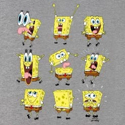 SpongeBob SquarePants | Official Shop SpongeBob SquarePants Feelin' Moody Tri-Blend Short Sleeve T-Shirt