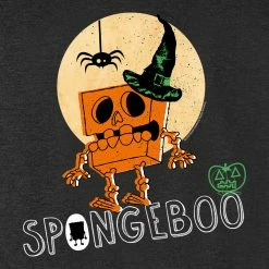 Monster Digital SpongeBob Boo Halloween Tri-Blend T-Shirt Clothing