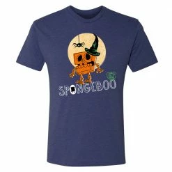 Monster Digital SpongeBob Boo Halloween Tri-Blend T-Shirt Clothing