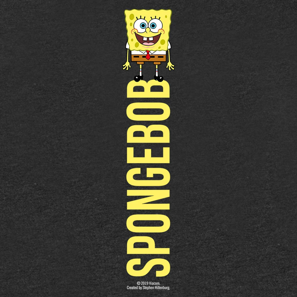 Monster Digital SpongeBob SquarePants Name Play Women's Tri-Blend Short Sleeve T-Shirt Clothing