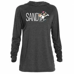 Dtg2go Sandy Cheeks Name Play Tri-Blend Raglan Hoodie
