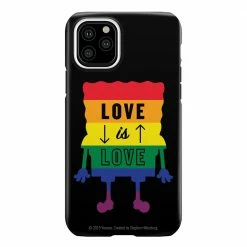 Monetyze-casetry SpongeBob SquarePants Love Is Love Tough Phone Case Accessories