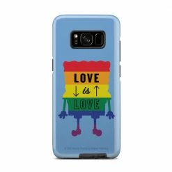 Monetyze-casetry SpongeBob SquarePants Love Is Love Tough Phone Case Accessories