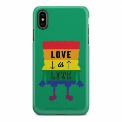 Monetyze-casetry SpongeBob SquarePants Love Is Love Tough Phone Case Accessories