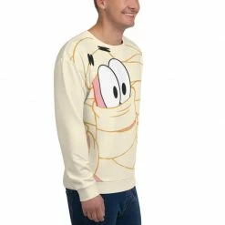 Printful Patrick Big Face Mummy Crew Neck Sweatshirt Clothing 12 Printful Patrick Big Face Mummy Crew Neck Sweatshirt Clothing