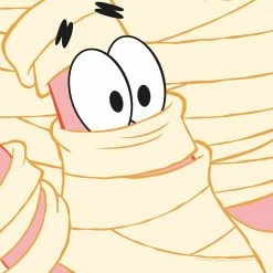 Printful Patrick Big Face Mummy Crew Neck Sweatshirt Clothing