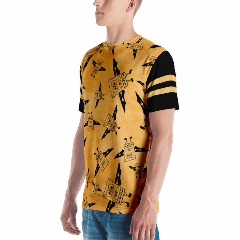 Printful Clothing SpongeBob Bat Halloween Short Sleeve T-Shirt 4 Printful Clothing SpongeBob Bat Halloween Short Sleeve T-Shirt