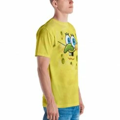 Printful SpongeBob Short Sleeve Costume T-Shirt Clothing