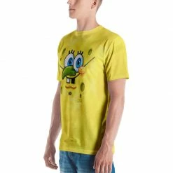 Printful SpongeBob Short Sleeve Costume T-Shirt Clothing
